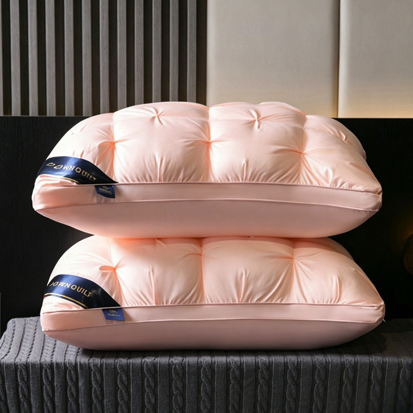 Five Star Hotel Quality Soft Down Alternative Fiber Ergonomic Neck Support Pillow