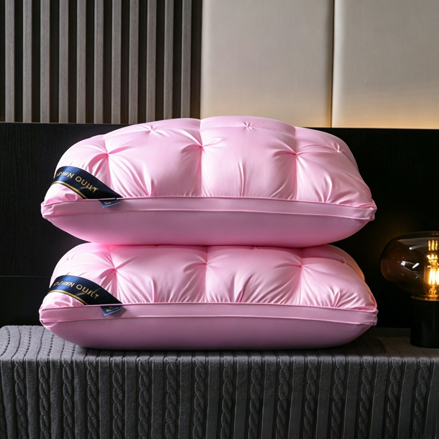 Five Star Hotel Quality Soft Down Alternative Fiber Ergonomic Neck Support Pillow